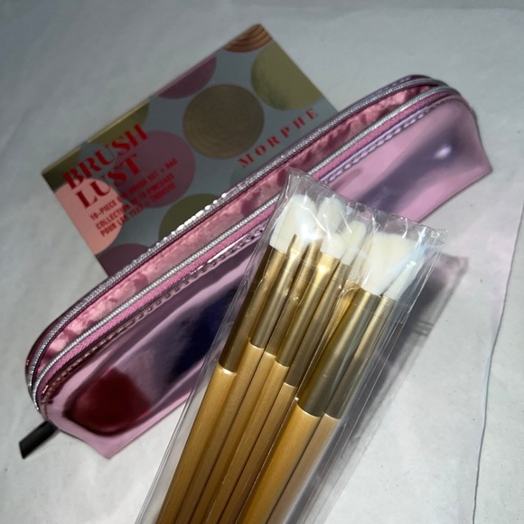 LIMITED EDITION Morphe Brush 10pcs Set w/Bag - Picture 6 of 15